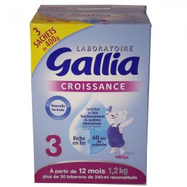Gallia Croissance Nouvelle Formule- 12 Mois