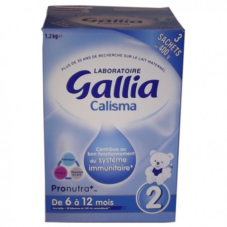 Gallia Calisma pronutra+ 3 Sachets  - De  6 à 12 Mois