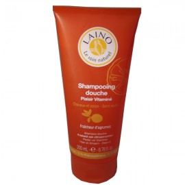 shampooing douche plaisir vitaminé cheveux et corps - sans savon