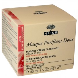 NUXE Masque Purifiant Doux, Masque Crème Clarifiant,Visage et  Cou
