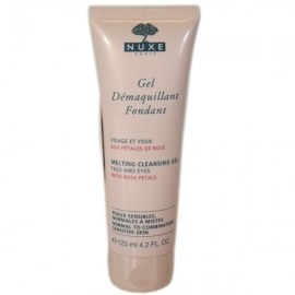 NUXE,Gel Démaquillant fondant,Visage et Yeux aux pétales de rose 125ml